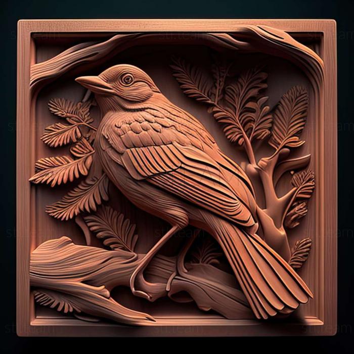 3D модель Turdus maximus (STL)